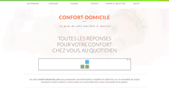 Desktop Screenshot of confort-domicile.com