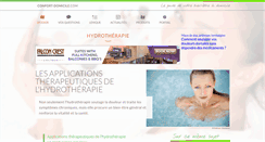 Desktop Screenshot of hydrotherapie.confort-domicile.com