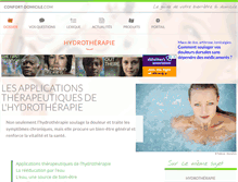 Tablet Screenshot of hydrotherapie.confort-domicile.com