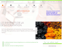 Tablet Screenshot of deshydrateur.confort-domicile.com