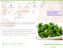 Tablet Screenshot of cuit-vapeur.confort-domicile.com
