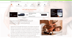 Desktop Screenshot of metier-du-massage.confort-domicile.com