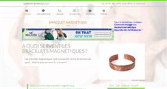 Desktop Screenshot of bracelet-magnetique.confort-domicile.com