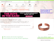 Tablet Screenshot of bracelet-magnetique.confort-domicile.com