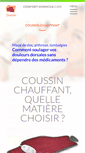 Mobile Screenshot of coussin-chauffant.confort-domicile.com