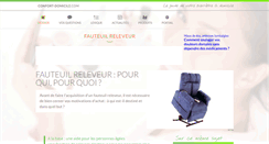Desktop Screenshot of fauteuil-releveur.confort-domicile.com