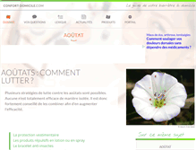 Tablet Screenshot of aoutat.confort-domicile.com