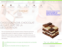 Tablet Screenshot of chocolat.confort-domicile.com