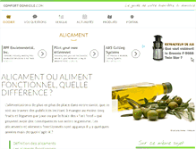 Tablet Screenshot of alicament.confort-domicile.com