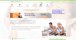 Desktop Screenshot of gymnastique-douce.confort-domicile.com