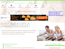 Tablet Screenshot of gymnastique-douce.confort-domicile.com