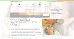 Desktop Screenshot of cryotherapie.confort-domicile.com