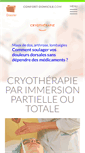 Mobile Screenshot of cryotherapie.confort-domicile.com