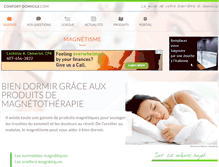 Tablet Screenshot of magnetisme.confort-domicile.com