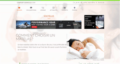 Desktop Screenshot of matelas.confort-domicile.com