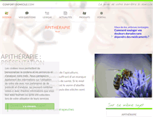 Tablet Screenshot of apitherapie.confort-domicile.com