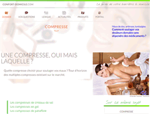 Tablet Screenshot of compresse.confort-domicile.com