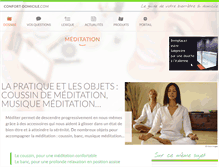 Tablet Screenshot of meditation.confort-domicile.com